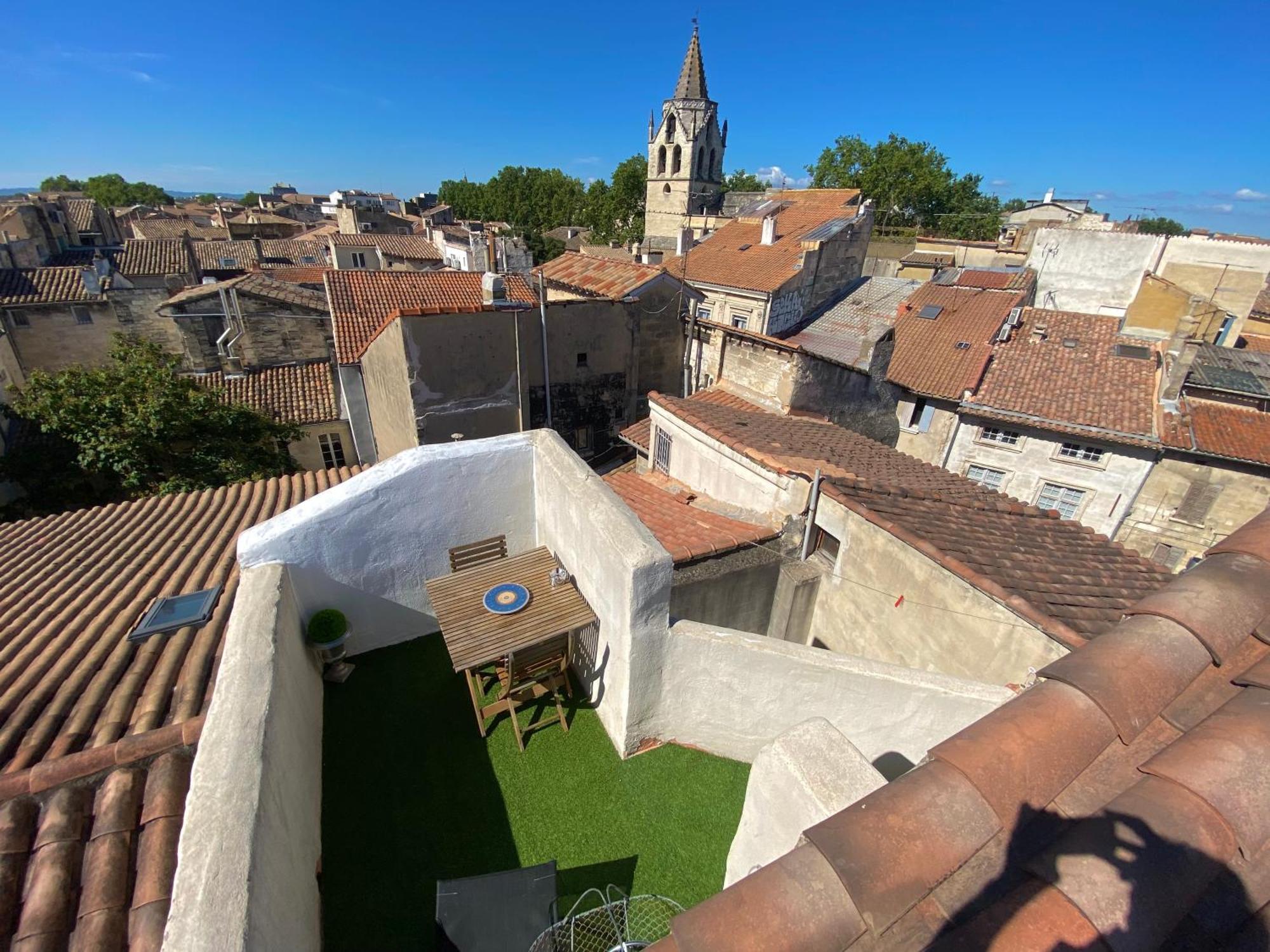 Appartement 1 Chb, Calme, Lumineux, Clim, Terrasse Avignon Exterior foto
